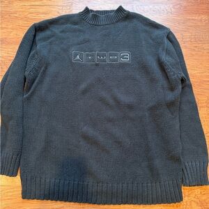 Nike Air Jordan Two3 black/grey sweater men’s XXL